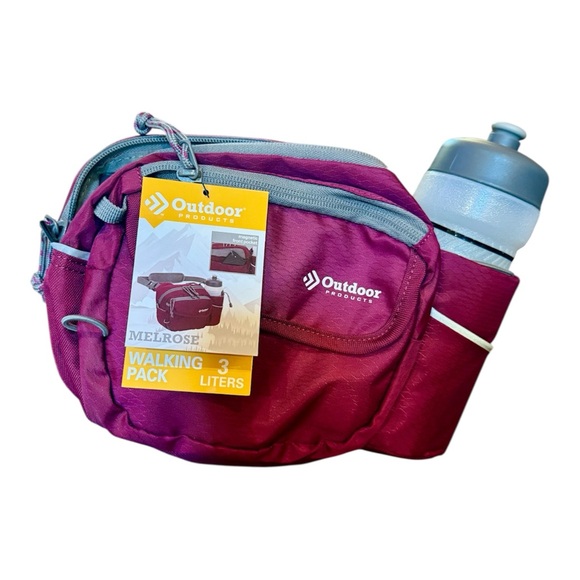 Outdoor Products Other - 2/$30 NWT Outdoor Products Meltose  Burgundy Walking Pack